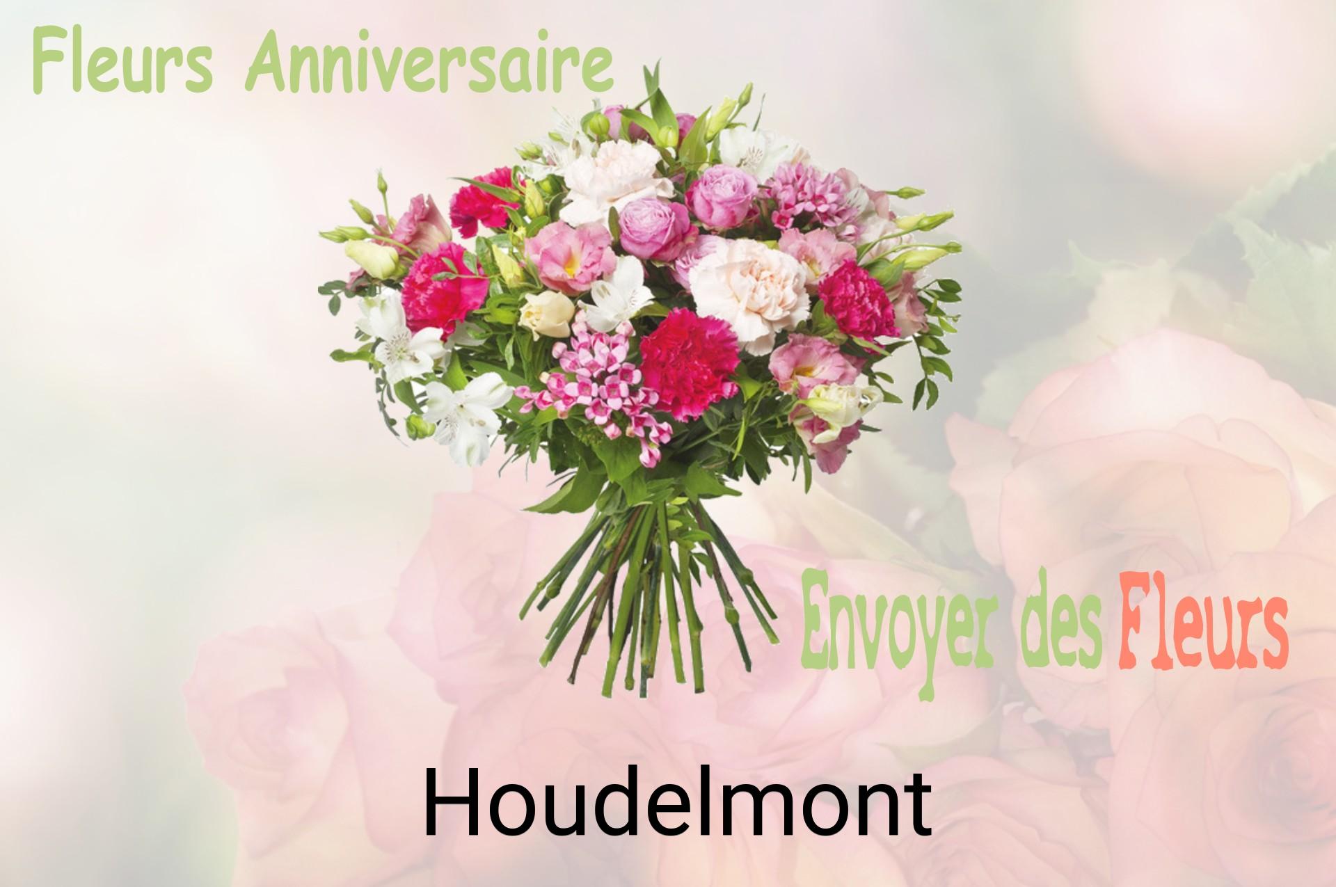 Bouquet de fleurs d’anniversaire livré à Houdelmont