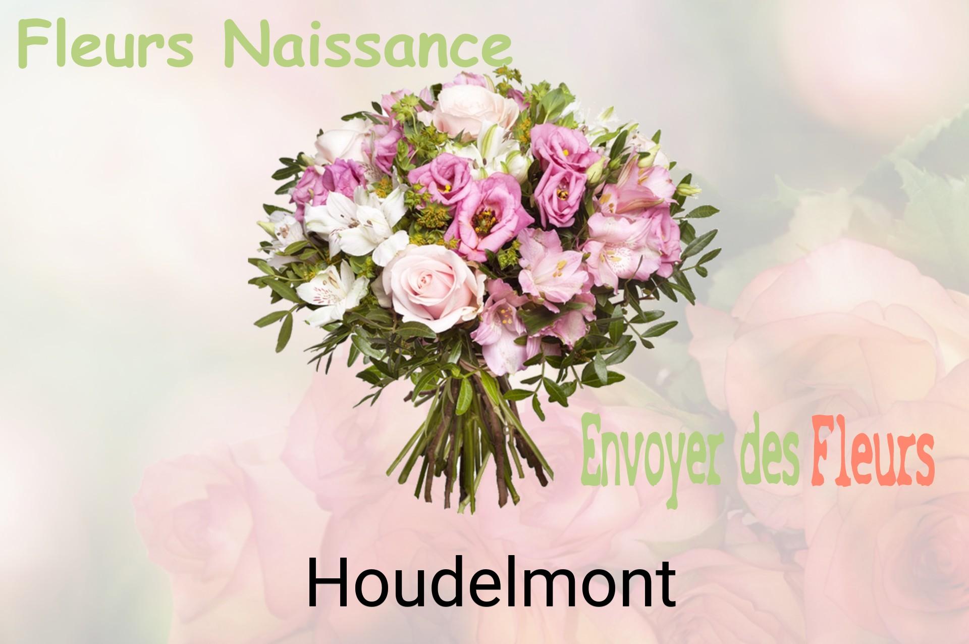 Bouquet de fleurs de naissance livré à Houdelmont